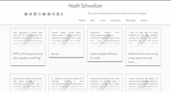 Desktop Screenshot of heathschweitzer.com