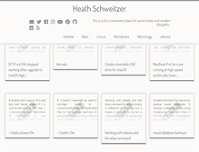 Tablet Screenshot of heathschweitzer.com